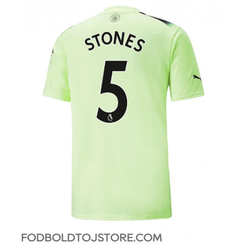 Manchester City John Stones #5 Tredjetrøje 2022-23 Kortærmet